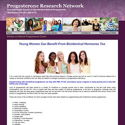 progesterone research network information source bioidentical progesterone
