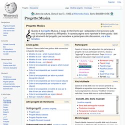 Project: Music - Wikipedia