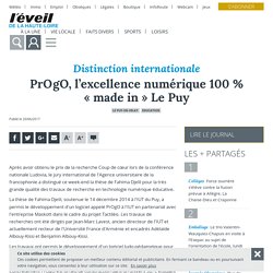PrOgO, l’excellence numérique 100 % « made in » Le Puy - Le Puy-en-Velay (43000) - L'Eveil