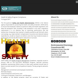Health & Safety Program Compliance - envirostrat