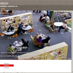 Program – Designing Libraries VII