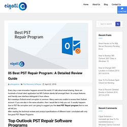 05 Best PST Repair Program: A Detailed Review Guide
