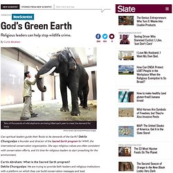 WWF Sacred Earth program: Religious leaders should preach for the environment