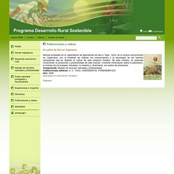 Programa Desarrollo Rural Sostenible