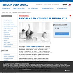 Programa educar para el futuro 2018