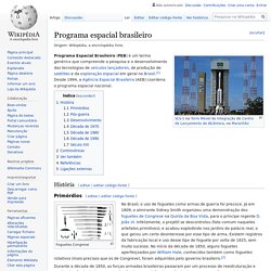 Programa espacial brasileiro