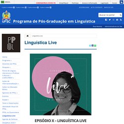 Programa de Pós-Graduação em Linguística