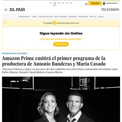 ‘Escena en blanco y negro’: Amazon Prime emitirá el primer programa de la productora de Antonio Banderas y María Casado