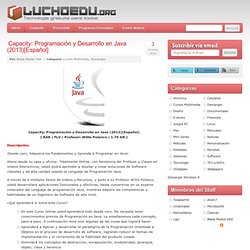 Capacity: Programación y Desarrollo en Java (2013)[Español]
