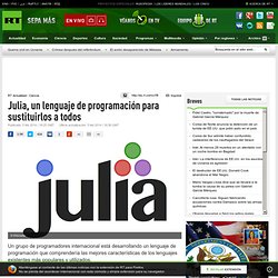 Julia, un lenguaje de programación para sustituirlos a todos