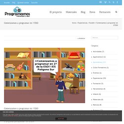 Programamos – Comenzamos a programar en 1ºESO