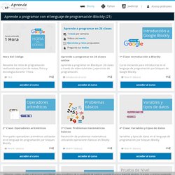 Aprende a programar con el lenguaje de programación Blockly