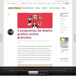 5 programas de diseño grafico online gratuitos - Rotulos Xprinta