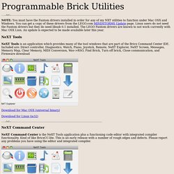 Programmable Brick Utilities