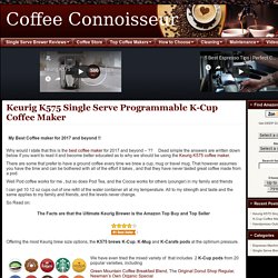 Keurig K575 Single Serve Programmable K-Cup Coffee Maker