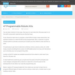 47 Programmable Robotic Kits