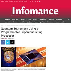 Quantum Supremacy Using a Programmable Superconducting Processor