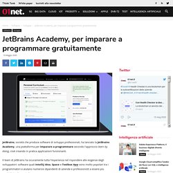 JetBrains Academy, per imparare a programmare gratuitamente
