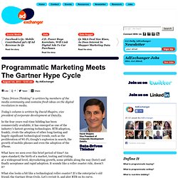 Programmatic Marketing Meets The Gartner Hype Cycle