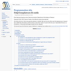 Programmation Ada/FAQ/Compilateurs Et outils