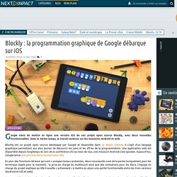Blockly : la programmation graphique de Google débarque sur iOS
