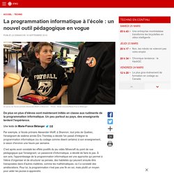 La programmation informatique à l’école : un nouvel outil pédagogique en vogue