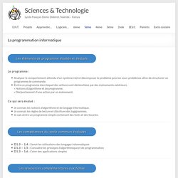 La programmation informatique - Sciences & Technologie