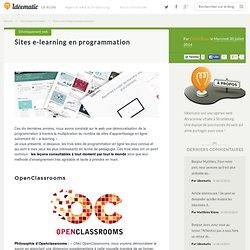 Sites e-learning en programmation - Agence web Idéematic à Strasbourg