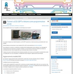 Tutorial: uLCD-32PT e Arduino come programmatore seriale - Mauro Alfieri Elettronica, Informatica, Robotica e Domotica