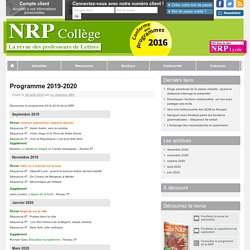 Programme 2019-2020