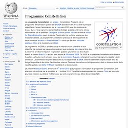 Programme Constellation
