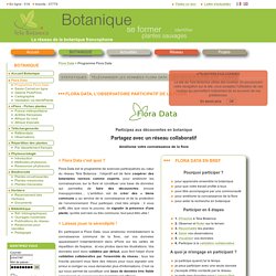 Programme Flora Data