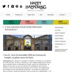 Programme Général - Happy Happening, fabrique à héroïnes