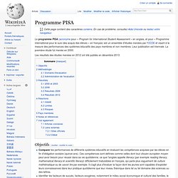 Programme PISA