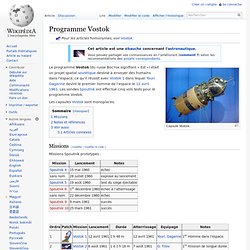 Programme Vostok