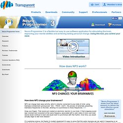 Neuro-Programmer 3 - Innovative Brainwave Entrainment Software