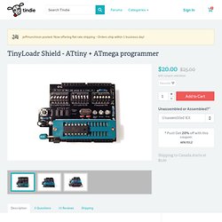 TinyLoadr Shield - ATtiny + ATmega programmer from Jeff Murchison