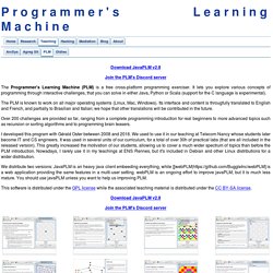 Programmer's Learning Machine