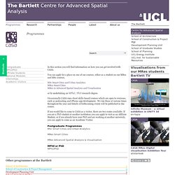 Bartlett Centre for Advanced Spatial Analysis