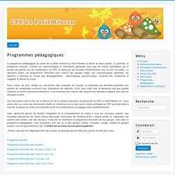 Programmes pédagogiques