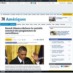 Barack Obama édulcore le contrôle annoncé des programmes de surveillance