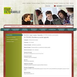 Ouvrière ou ouvrier agricole - Postes offerts - Programmes d’études et formations - Cégep de Victoriaville