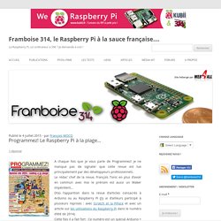 Programmez! Le Raspberry Pi à la plage…