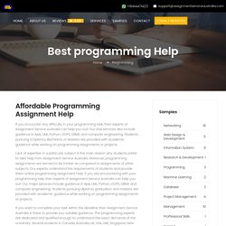 Programming Assignment Help