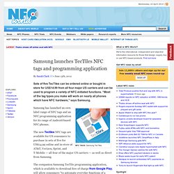 Samsung launches TecTiles NFC tags and programming application