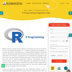 R Programming Assignment Help: R Help Online in Australia & USA