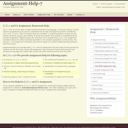 Online homework Help - AssignmentHelp7