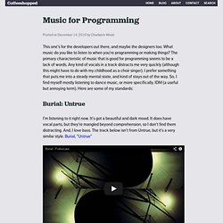 Music for Programming - (Coffeeshopped)