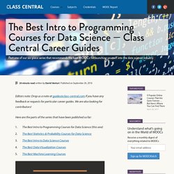 The Best Intro to Programming Courses for Data Science — Class Central Career Guides