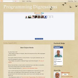 Programming Digressions